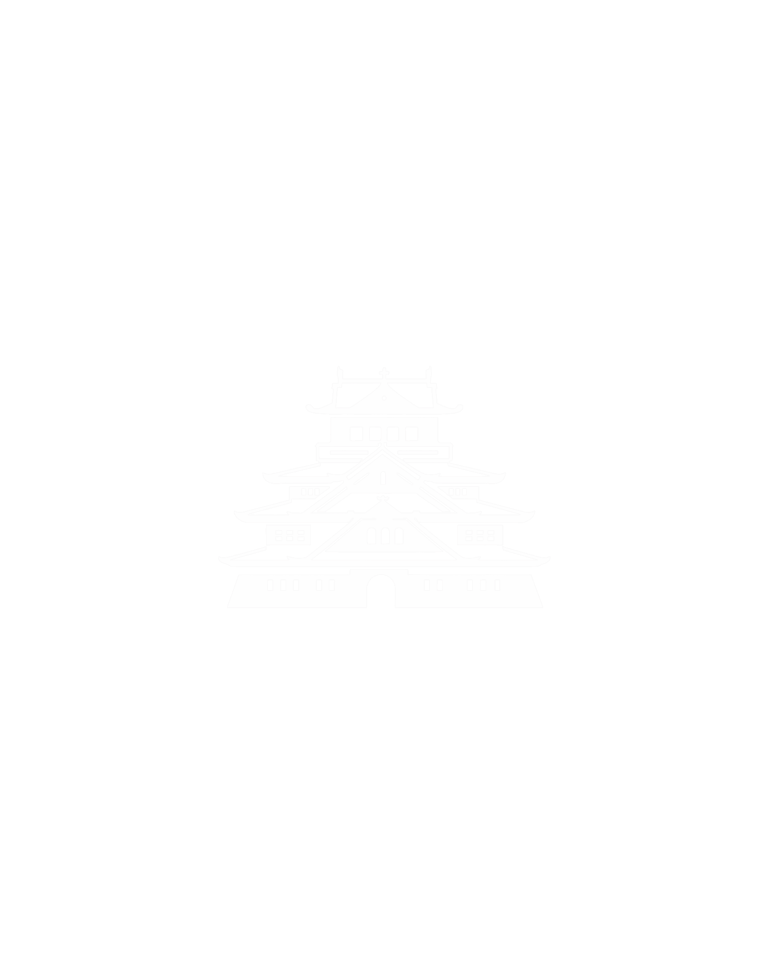 名古屋城シルエット