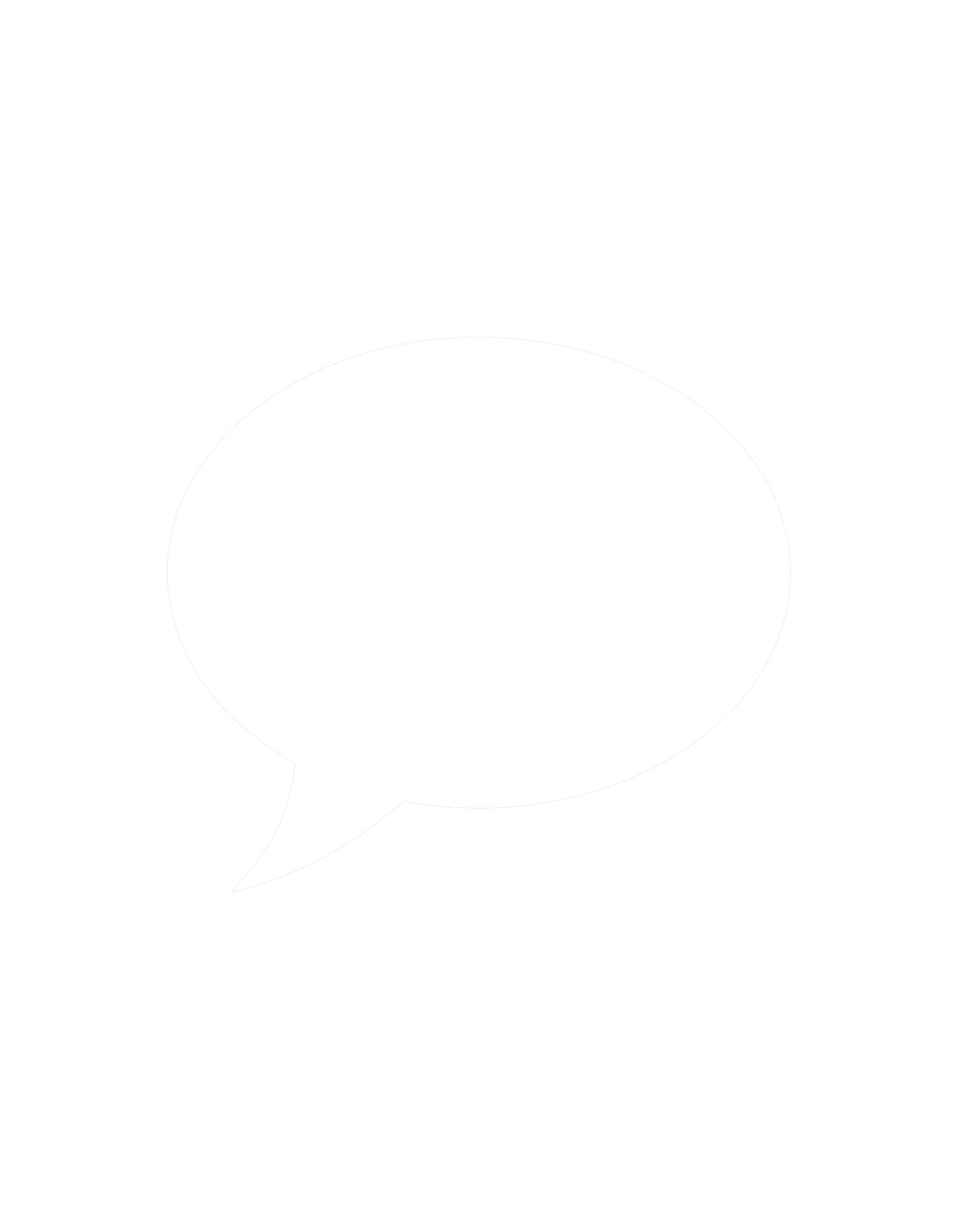 吹き出し(丸吹き出し)