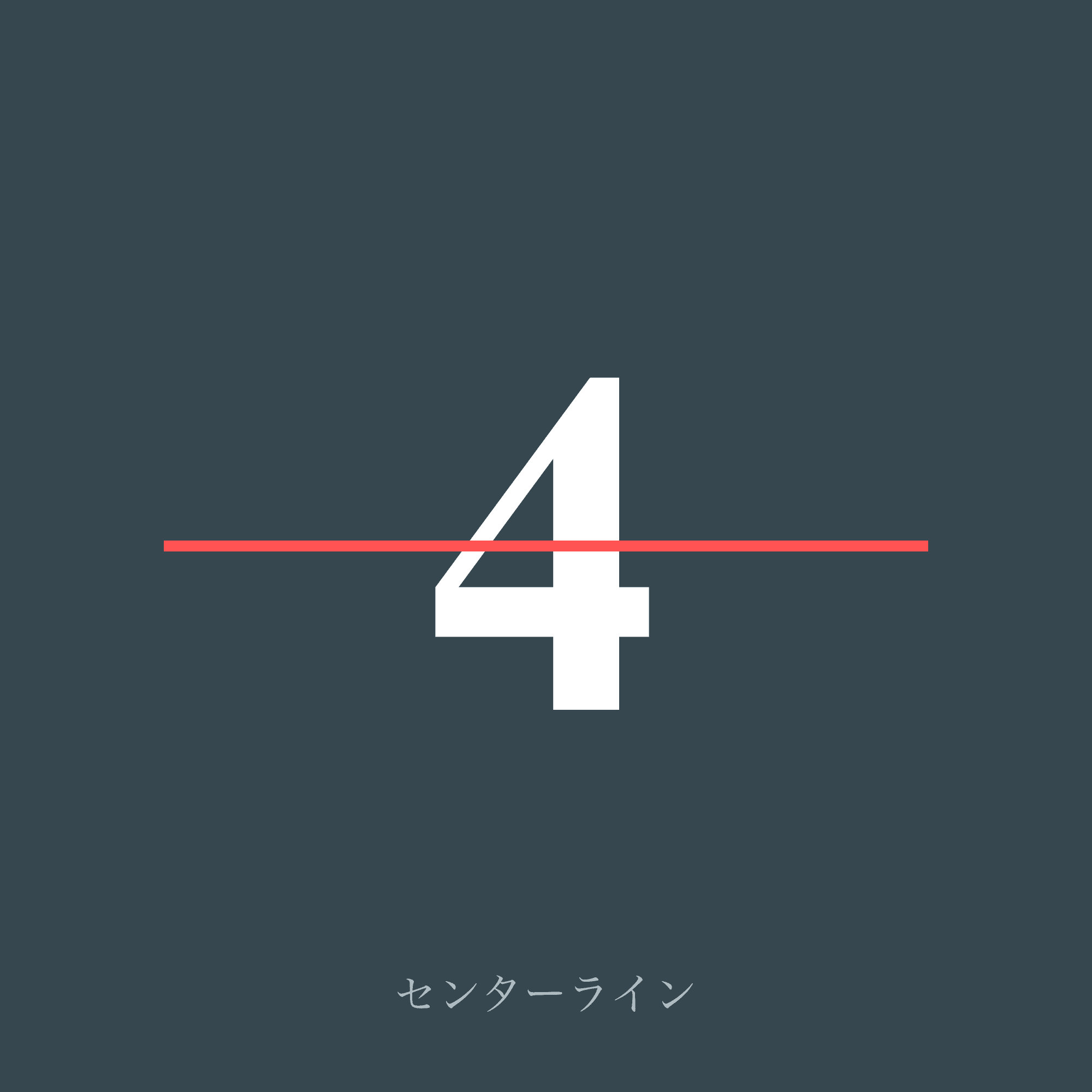 センターライン入り