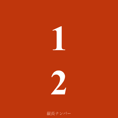縦長ナンバー